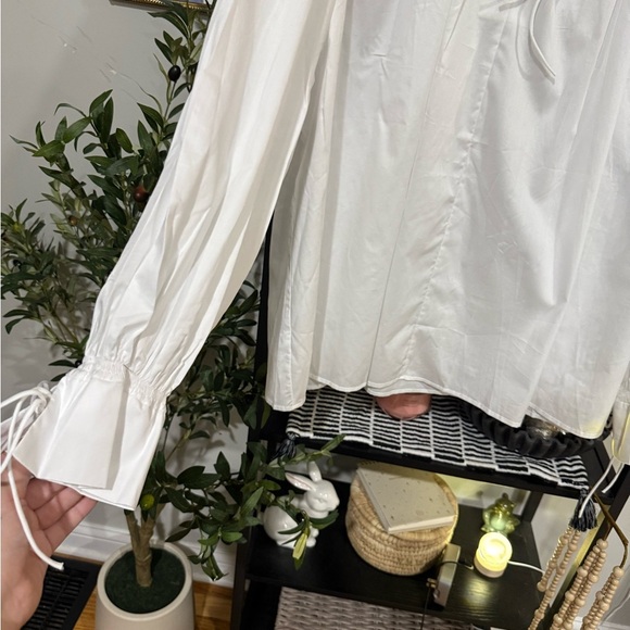 plus size Harshman Audrey Popover Blouse 100% cotton 3x blouse - Picture 10 of 16